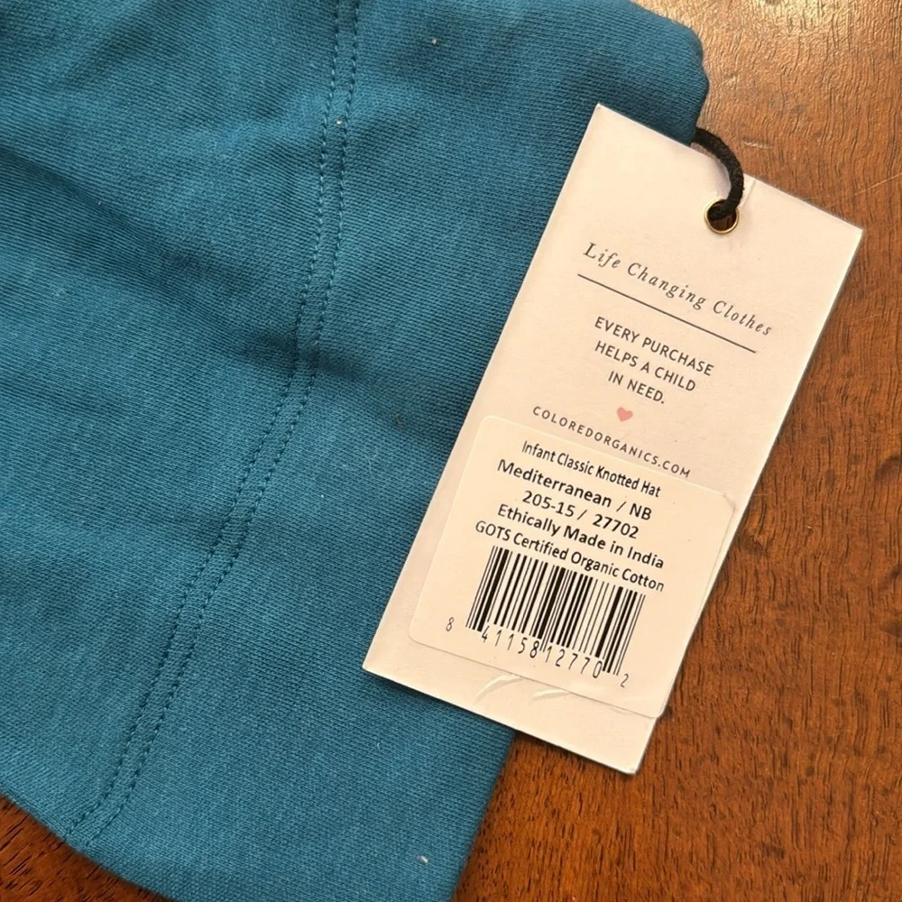 Colored Organics Baby hat